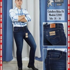 Somon Jeans Caballero Relax Fit Modelo 12892