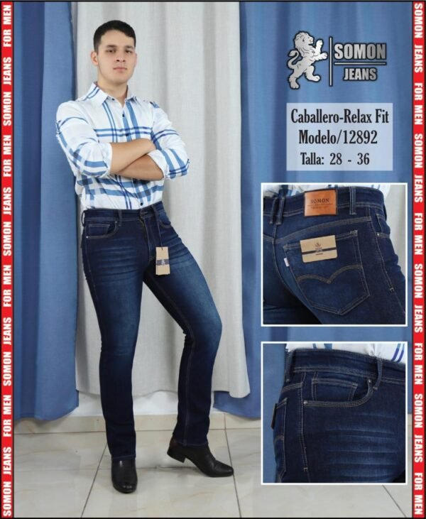 Somon Jeans Caballero Relax Fit Modelo 12892