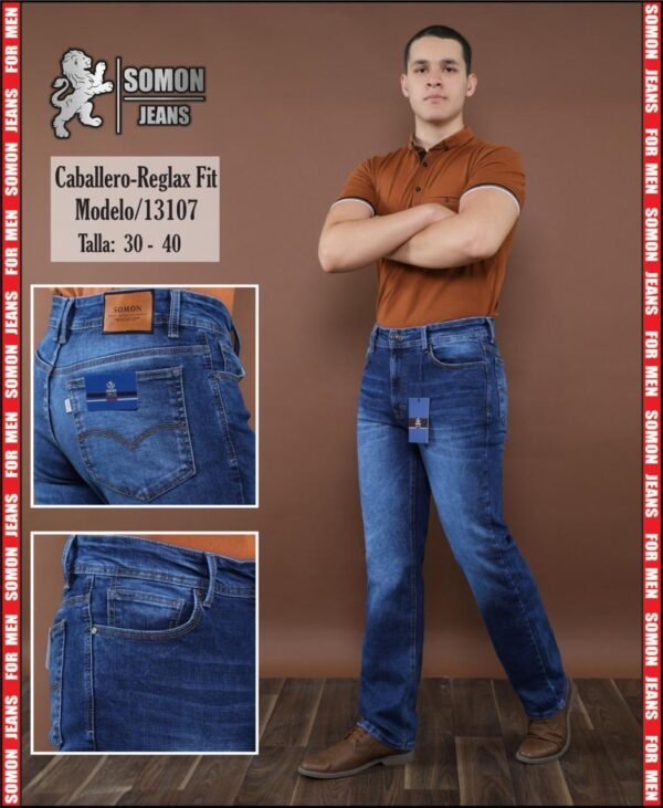 Somon Jeans Pantalón Caballero Relax Fit Modelo 13107