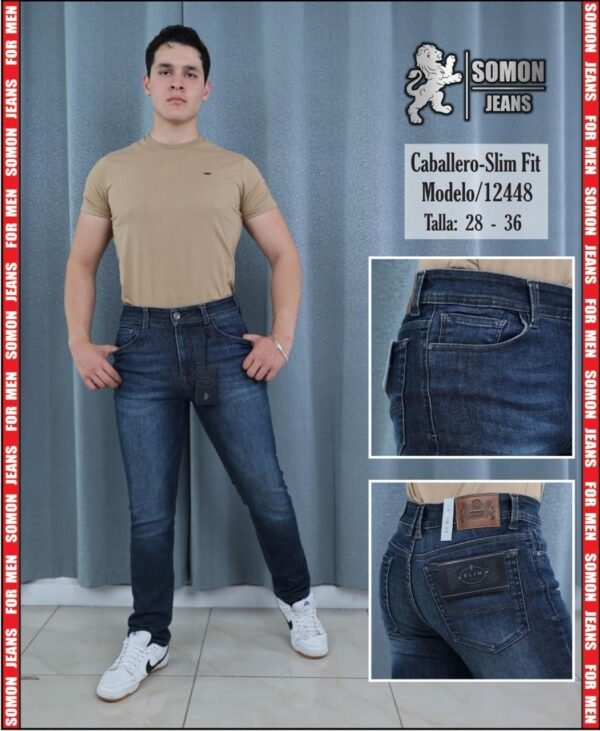 Somon Jeans Caballero Slim Fit Modelo 12448