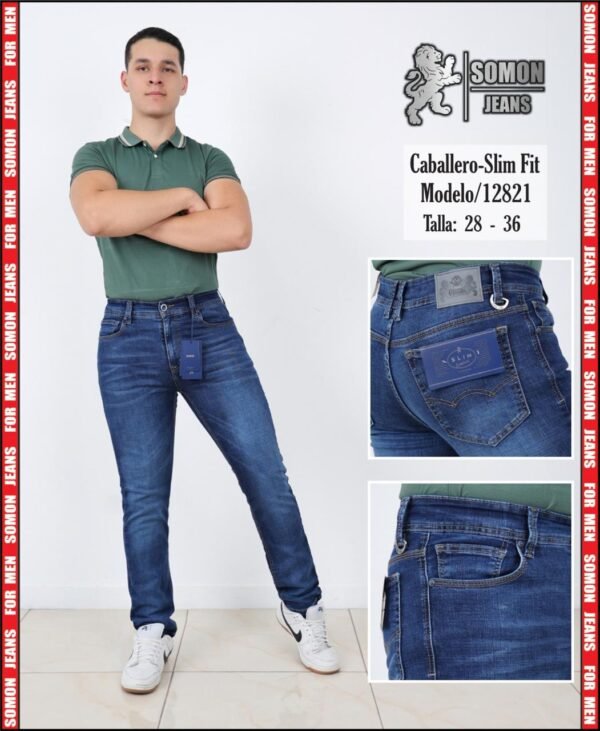 Somon Jeans Pantalón Caballero Slim Fit Modelo 12821