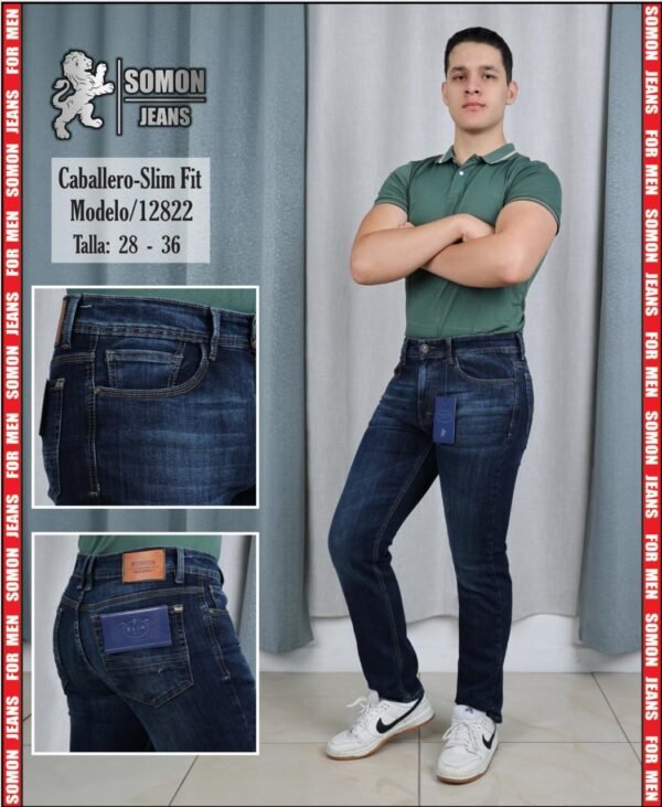 Somon Jeans Pantalón Caballero Slim Fit Modelo 12822