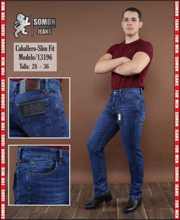 Somon Jeans Pantalón Caballero Slim Fit Modelo 13196