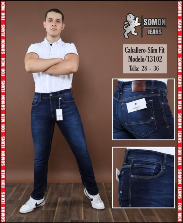 Somon Jeans Pantalón Caballero Slim Fit Modelo 13102